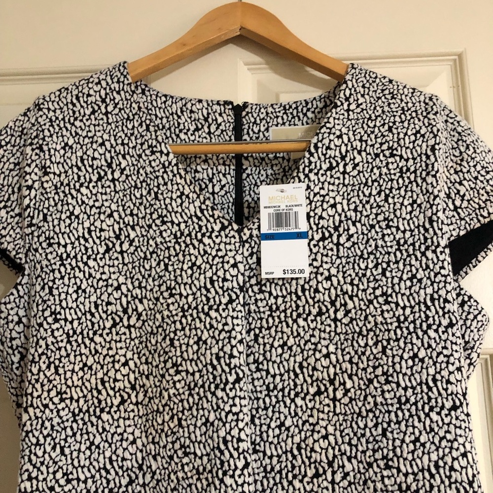 Black & white Michael Kors A line extra large dress with tag.